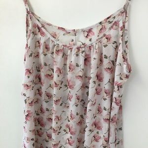 Floral baby doll top nwot